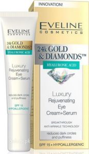 Eveline 24k Gold Diamond Luxury Rejuvenating Eye Cream Serum