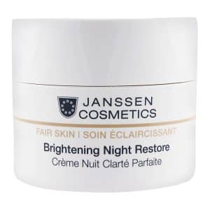 4. Janssen Cosmetics White Secrets Brightening Night Restore Cream