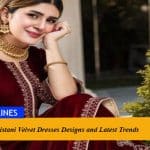 Pakistani Velvet Dresses Designs and Latest Trends