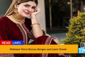 Pakistani Velvet Dresses Designs and Latest Trends