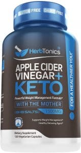  Herbs Tonics Apple Cider Vinegar Capsules Plus Keto BHB - Fat Burner & Weight Loss Supplement 