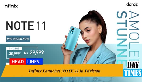 Infinix Launches NOTE 11 in Pakistan