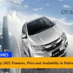 Honda City 2021 Features, Price and Availability in Pakistan