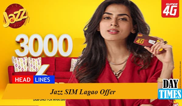 Jazz+Warid SIM Lagao Offer 2022