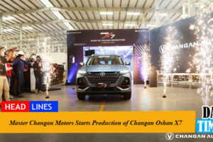 Master Changan Motors Starts Production of Changan Oshan X7