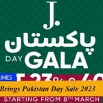 J. Brings Pakistan Day Sale 2023