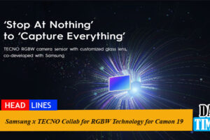 Samsung x TECNO Collab for RGBW Technology for Camon 19