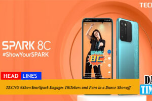 TECNO #ShowYourSpark Engages TikTokers and Fans in a Dance Showoff