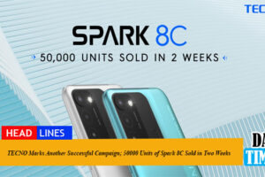 TECNO Marks Another Successful Campaign; 50000 Units of Spark 8C Sold in Two Weeks