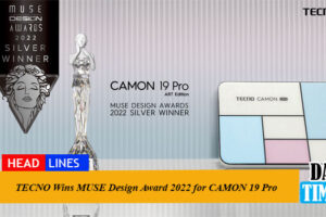 TECNO Wins MUSE Design Award 2022 for CAMON 19 Pro