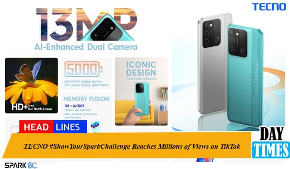 TECNO #ShowYourSparkChallenge Reaches Millions of Views on TikTok