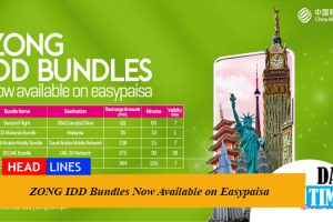 ZONG IDD Bundles Now Available on Easypaisa