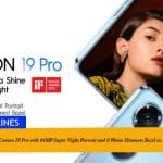 TECNO to Launch Camon 19 Pro with 64MP Super Night Portrait and 0.98mm Slimmest Bezel in Pakistan