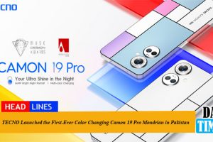 TECNO Launched the First-Ever Color Changing Camon 19 Pro Mondrian in Pakistan