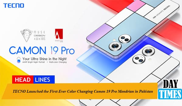 TECNO Launched the First-Ever Color Changing Camon 19 Pro Mondrian in Pakistan