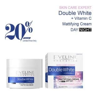 Eveline Double Whitening Mattifying Cream 
