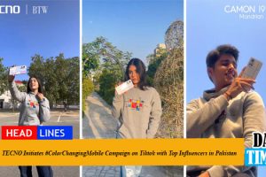 TECNO Initiates #ColorChangingMobile Campaign on Tiktok with Top Influencers in Pakistan