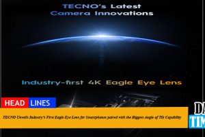 TECNO Unveils Industry’s First Eagle Eye Lens for Smartphonespaired with the Biggest Angle of Tilt Capability