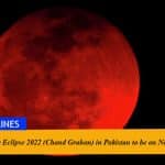 Total Lunar Eclipse 2022 (Chand Grahan) in Pakistan to be on Nov 8