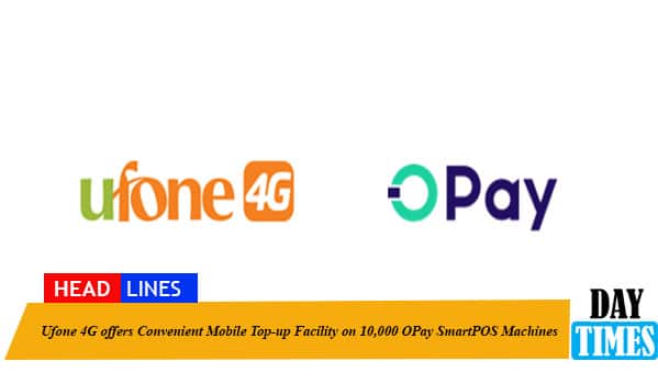 Ufone 4G offers Convenient Mobile Top-up Facility on 10,000 OPay SmartPOS Machines