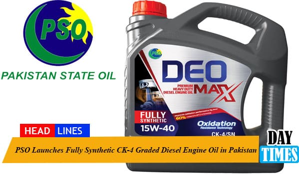 PSO Launches Fully Synthetic CK-4 Graded Diesel Engine Oil in Pakistan
