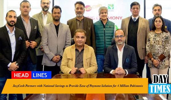 JazzCash Partners with National Savings to Provide Ease of Payment Solution for 4 Million Pakistanis