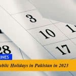 Public Holidays in Pakistan in 2023