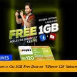 Ufone 4G Users to Get 1GB Free Data on ‘UPower 120’ Subscription