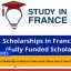 2023 Call For Scholarships to Study in France at the Maser Level is Now Open