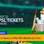Get a Chance to Win PSL Matches for Free