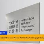 realme Expand R&D Resources to Power its World-leading Fast Charging Technology