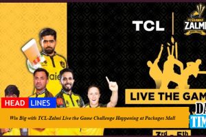 Win Big with TCL-Zalmi Live the Game Challenge happening at Packages Mall!