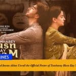 Saba Qamar and Imran Abbas Unveil the Official Poster of Tumharay Husn Kay Naam