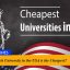 Which University in the USA is the Cheapest?