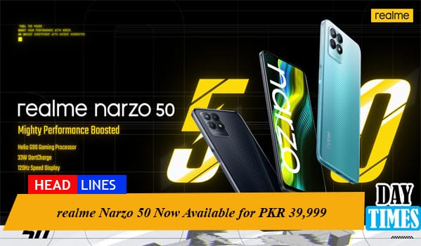 realme Narzo 50 Now Available for PKR 39,999