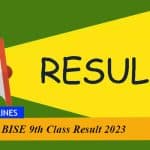 BISE 9th Class Result 2023