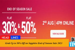 Grab Up to 50% Off on Sapphire End of Season Sale 2023