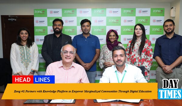 Zong 4G Partners with Knowledge Platform to Empower Marginalized Communities Through Digital Education