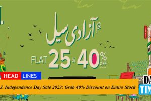 J. Independence Day Sale 2023: Grab 40% Discount on Entire Stock