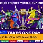 ICC World Cup 2023 Squads Details