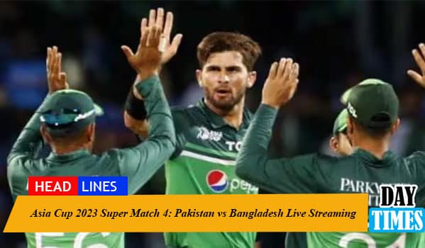 Asia Cup 2023 Super Match 4: Pakistan vs Bangladesh Live Streaming