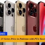 iPhone 15 Series Price in Pakistan with PTA Taxes