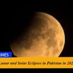List of Lunar and Solar Eclipses in Pakistan in 2024