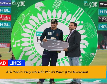 BYD ‘Seals’ Victory with HBL PSL X’s Player of the Tournament