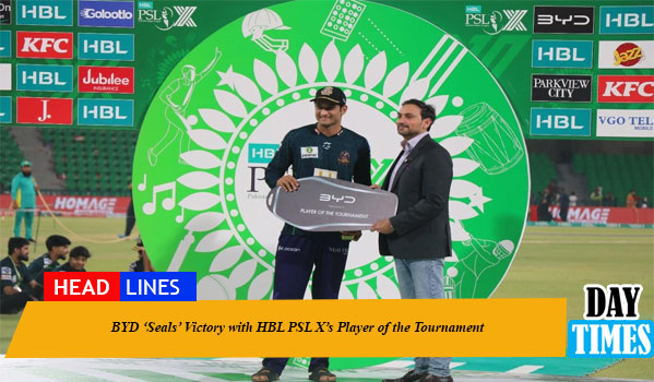 BYD ‘Seals’ Victory with HBL PSL X’s Player of the Tournament