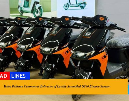 Yadea Pakistan Commences Deliveries of Locally Assembled GT30 Electric Scooter